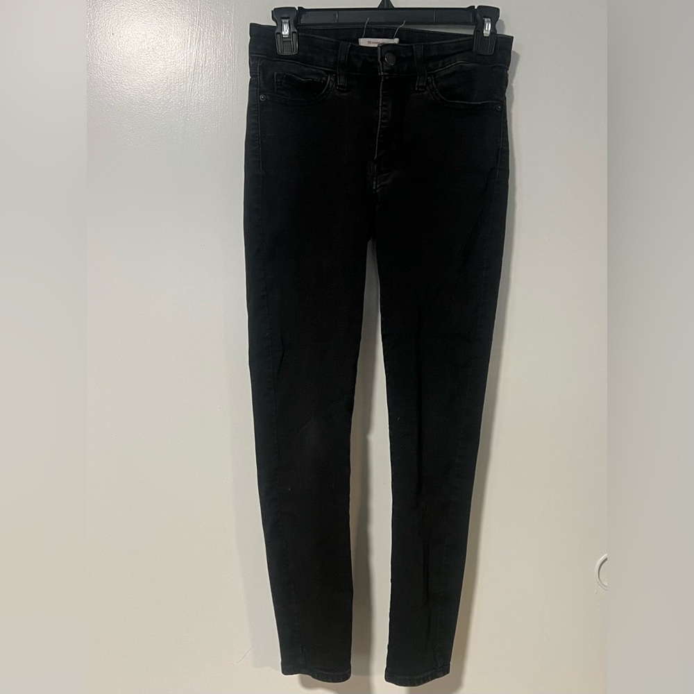 Levi's 711 Skinny Ankle Women's Black Denim Jeans Classic 5-Pocket Sz 27